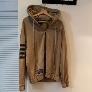 Alphalete Brown Hoodie Jacket